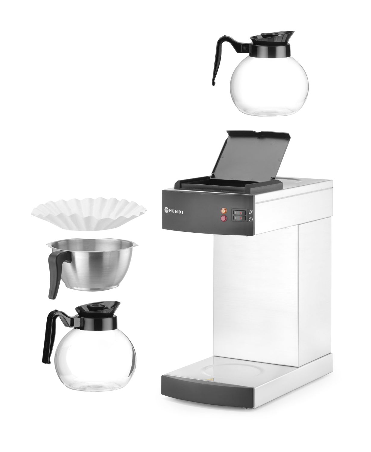 Překapávač pro kávu, HENDI, Kitchen Line, 230V/2100W, 195x370x(H)598mm