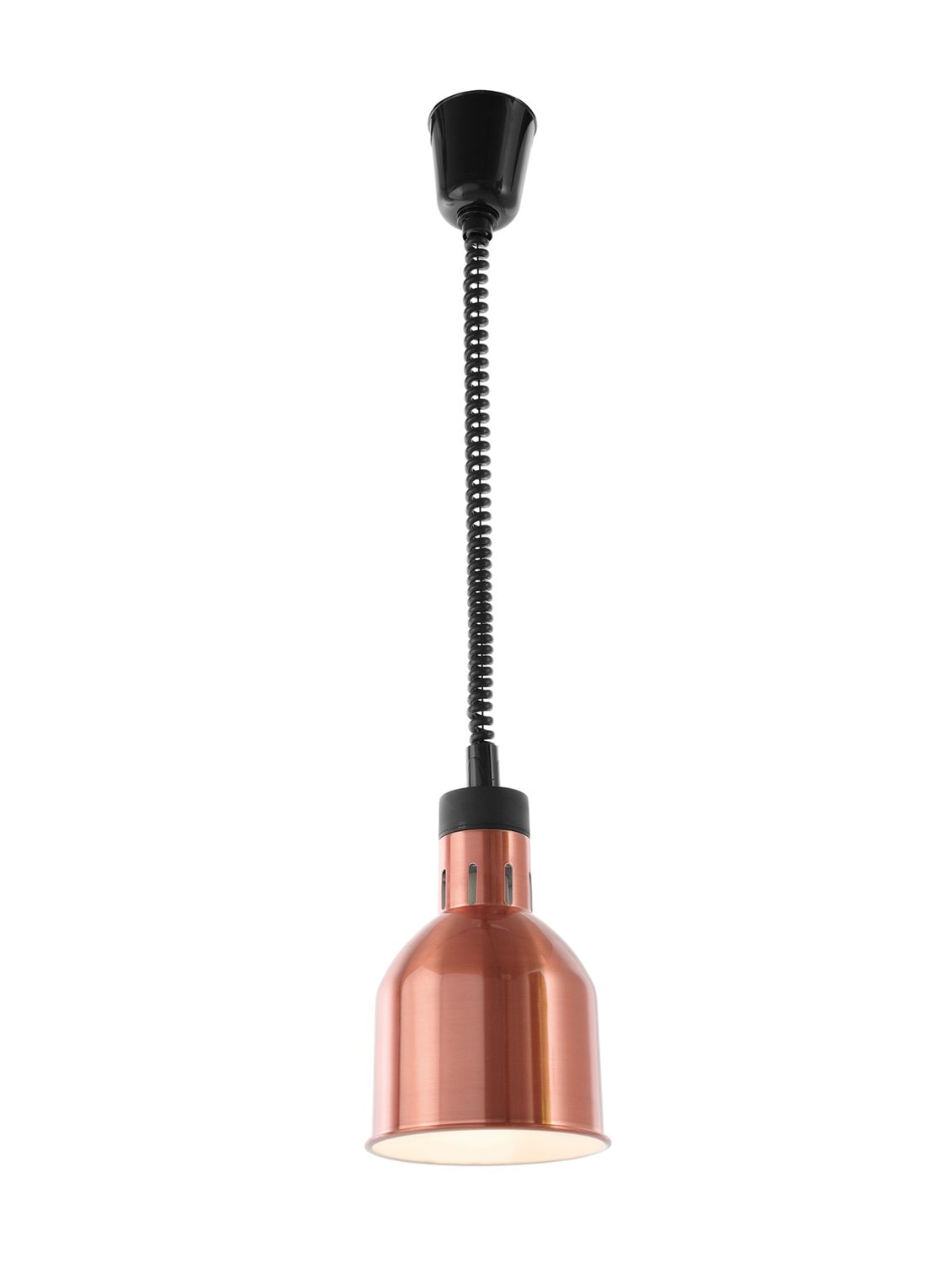 Výškově nastavitelná ohřívací lampa válcová, HENDI, Měděná, 230V/250W, ø175x(H)250mm