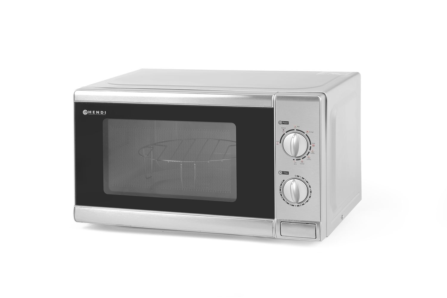 Mikrovlnná trouba s grilem, HENDI, 20L, 230V/1050W, 435x360x(H)251mm