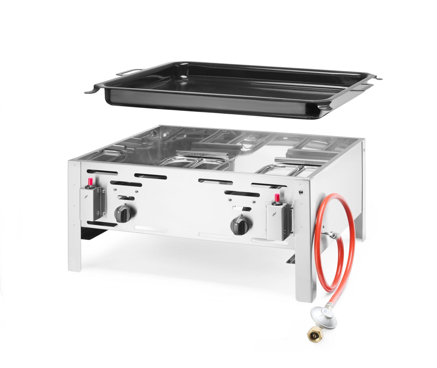 HENDI | plynový gril Bake-Master Maxi, výkon 11,6kW, 650x540x(H)300mm,  BEZ PODSTAVY