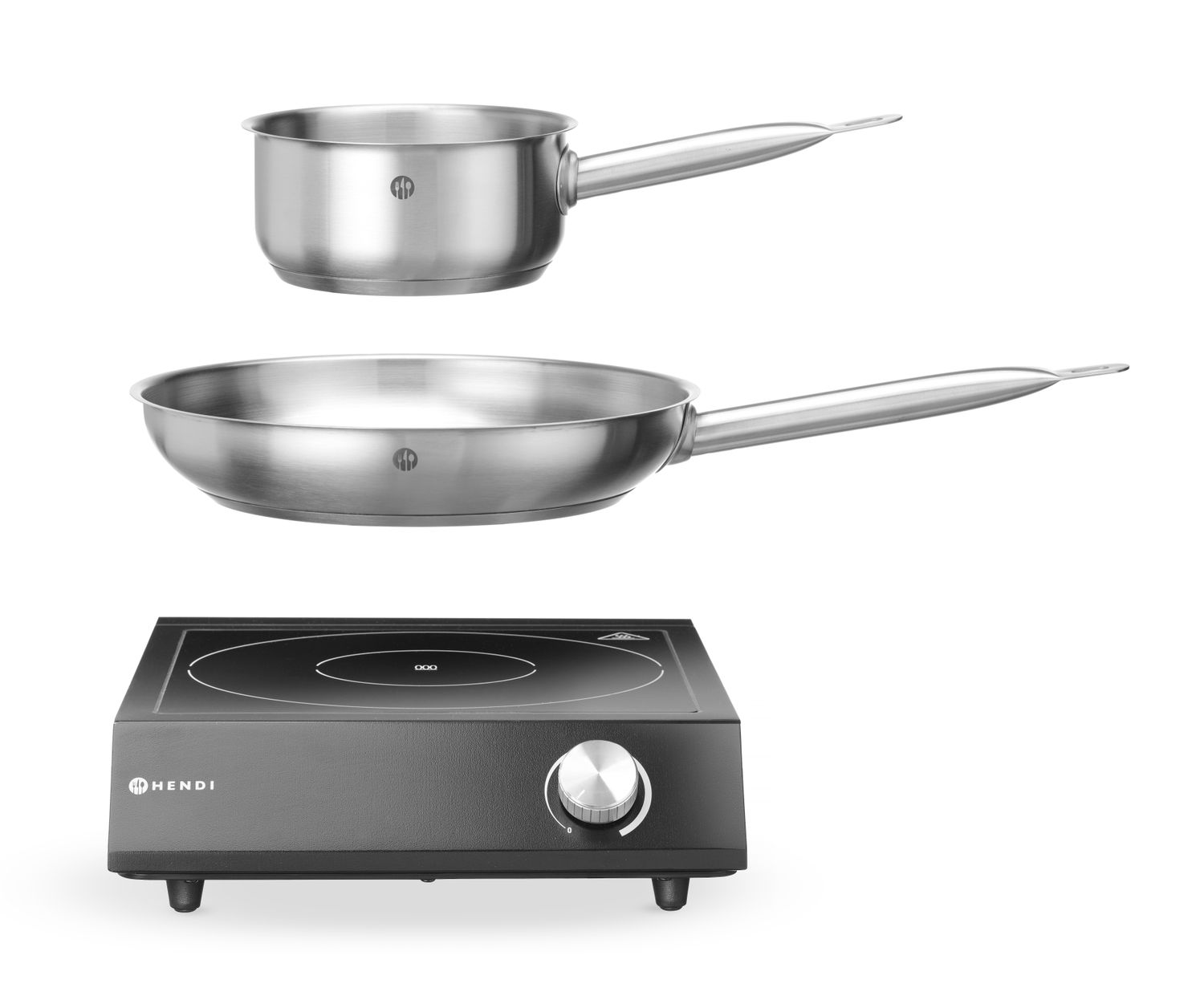 HENDI | Indukční vařič 3500W, Černá barva, 220-240V/3500W, 320x395x(H)95mm SET
