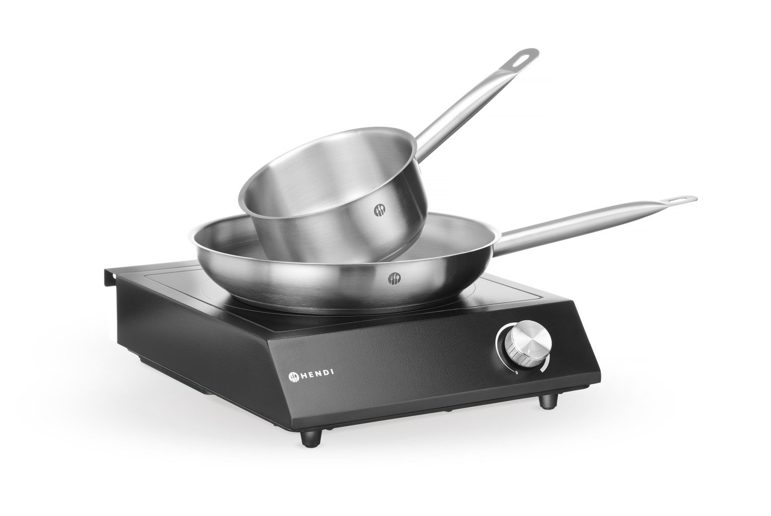 HENDI | Indukční vařič 3500W, Černá barva, 220-240V/3500W, 320x395x(H)95mm SET