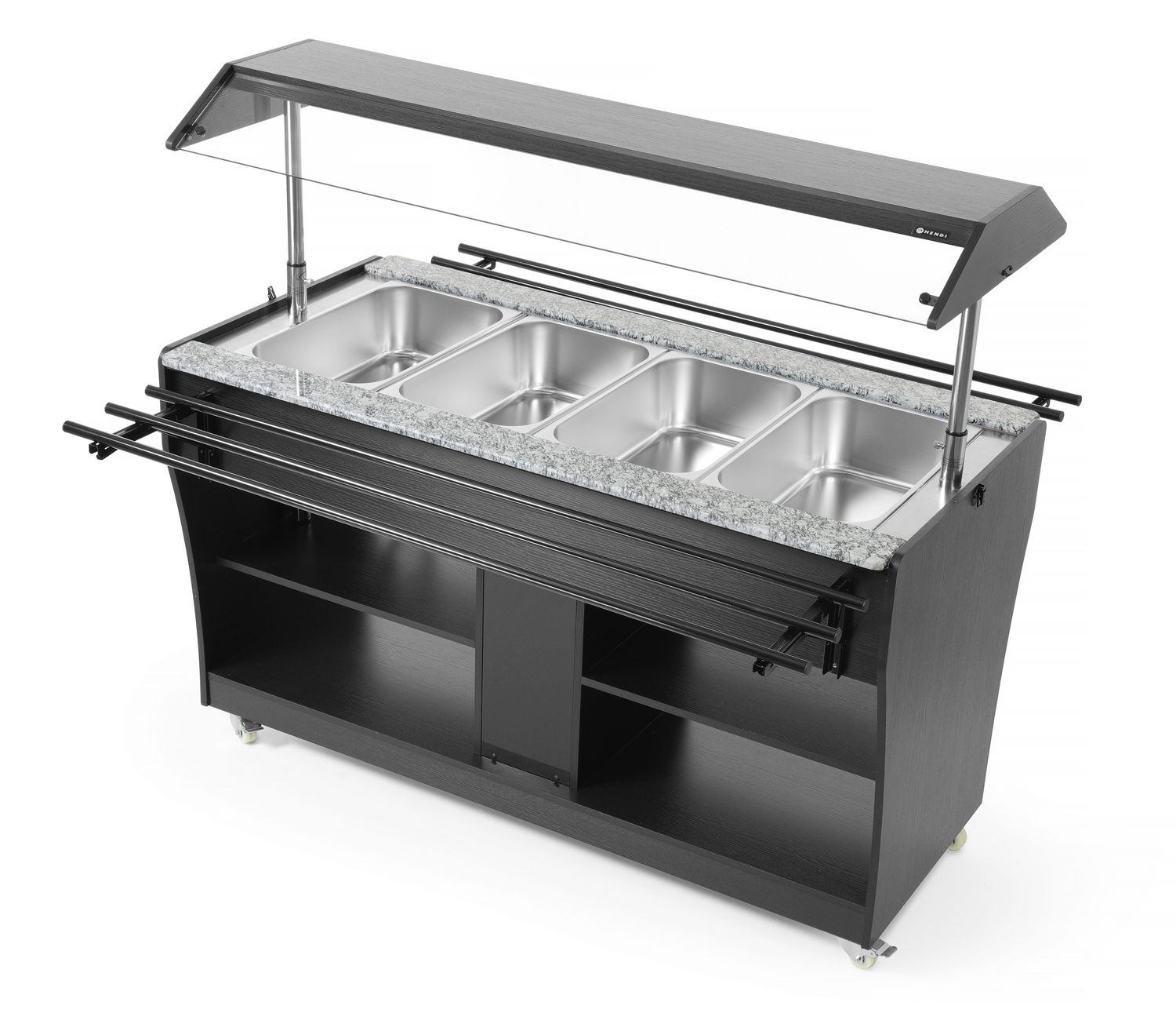Vyhřívaný bufet, HENDI, GN 1/1, 220-240V/2000W, 1490x765x(H)1370mm