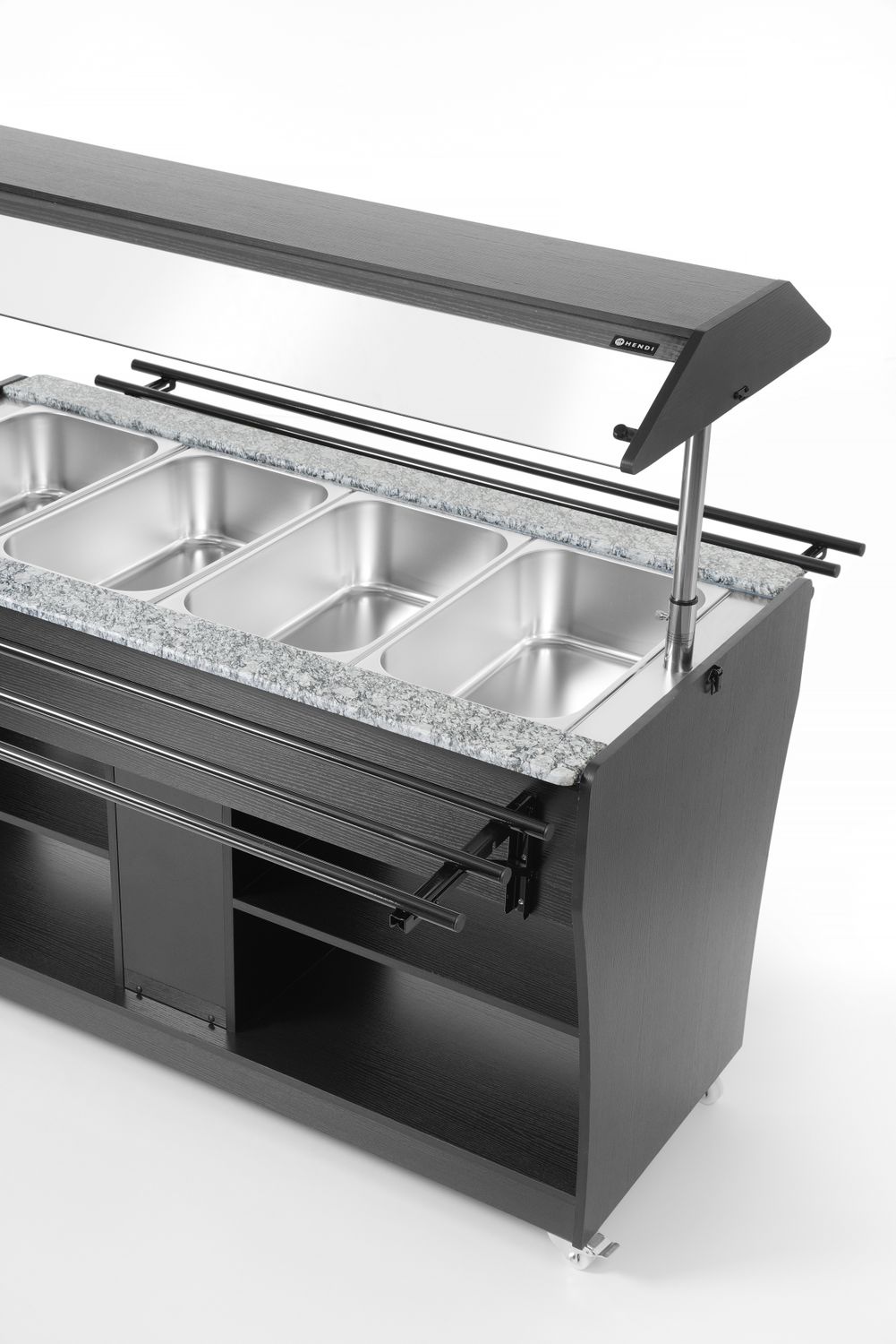 Vyhřívaný bufet, HENDI, GN 1/1, 220-240V/2000W, 1490x765x(H)1370mm