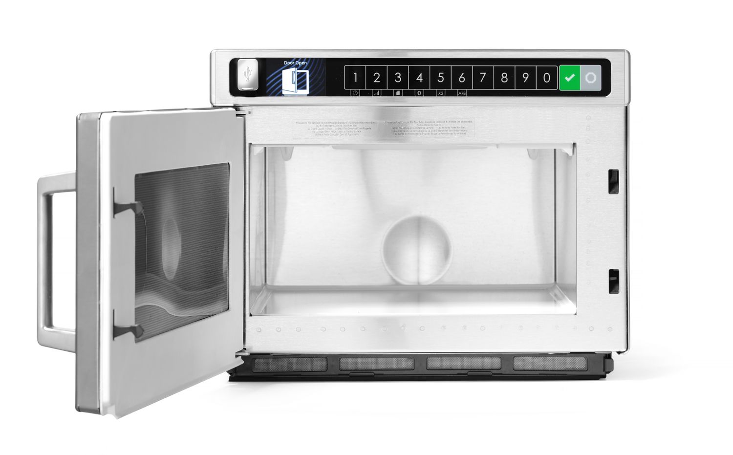 Mikrovlnná trouba 2900/1800 W, 100 programů, Menumaster, 17L, 230V/2900W, 419x578x(H)343mm