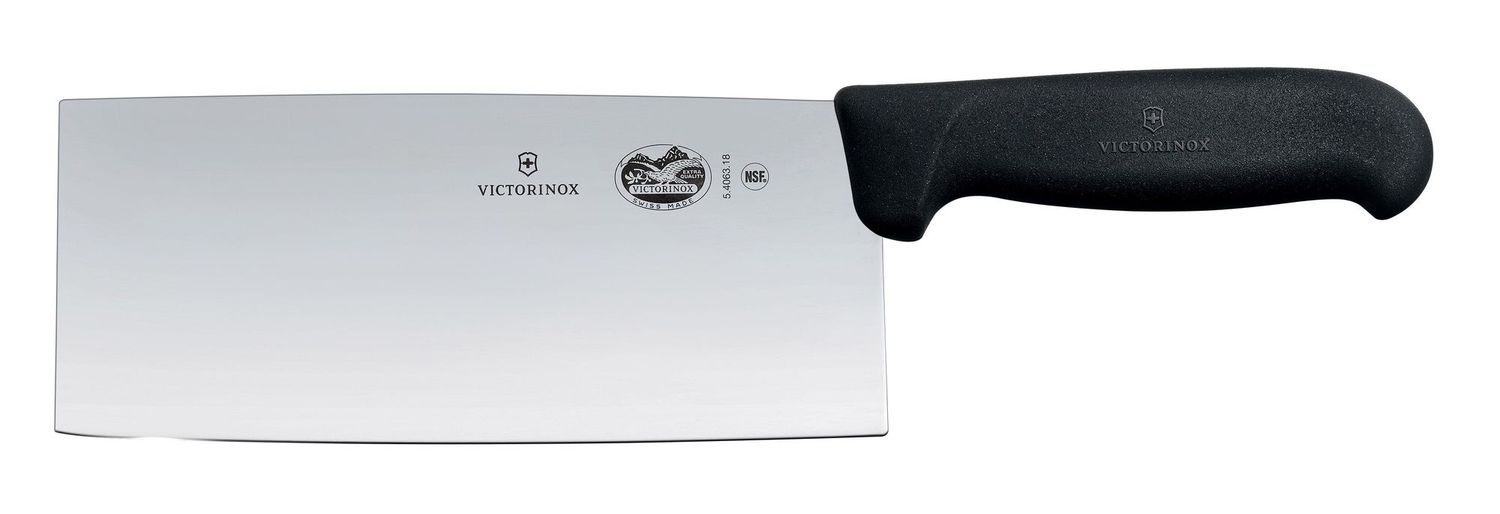 Nůž šéfkuchaře, čínský styl, Victorinox, Černá, (L)308mm