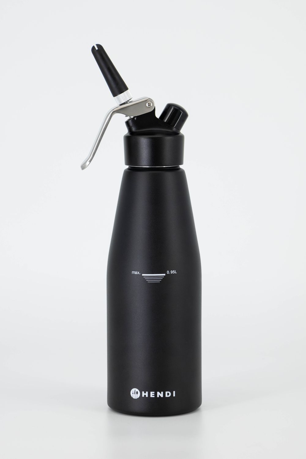 Šlehačková láhev, HENDI, Kitchen Line, 0,95L, Černá, ø95x(H)320mm