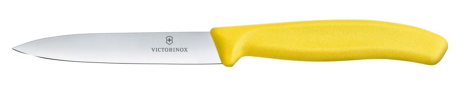 Nůž na zeleninu hladký, Victorinox, Žlutá, (L)212mm