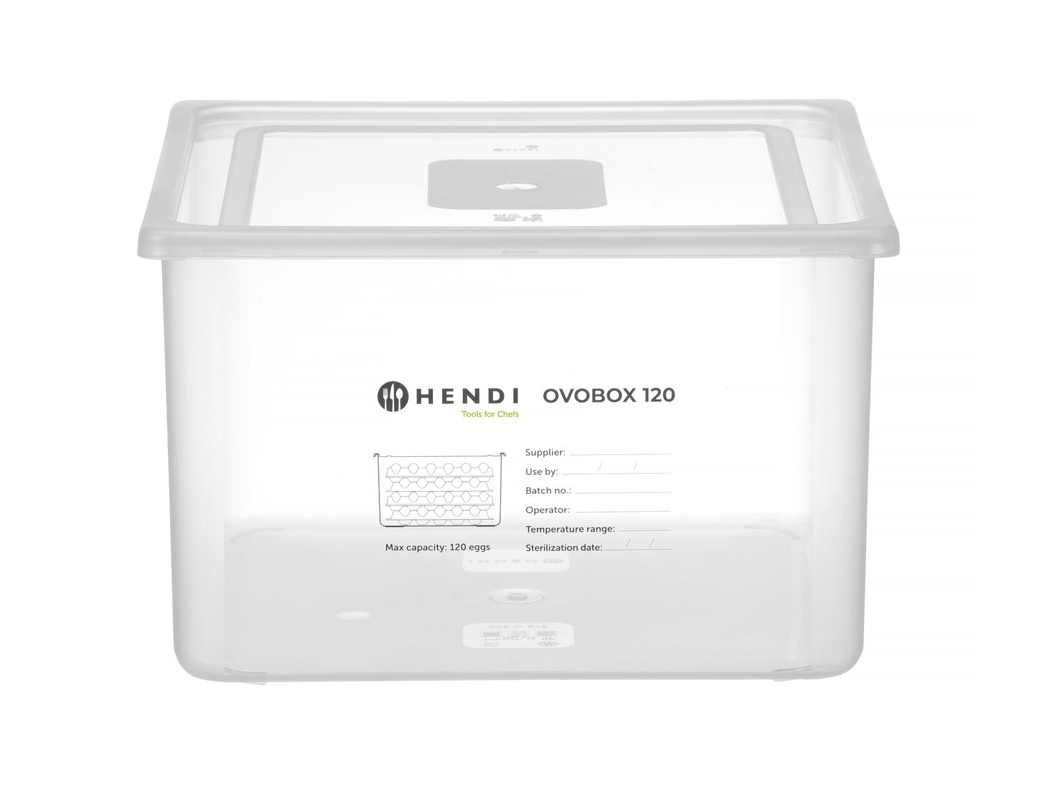 Kontejner na vejce HENDI OVOBOX 120, HENDI, GN 2/3, 18L, 355x325x(H)200mm