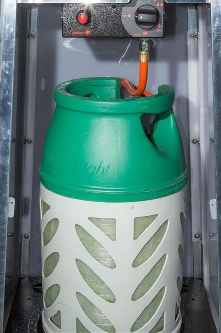 Venkovní ohřívač Pyramida, HENDI, 11,2kW, 500x500x(H)2220mm