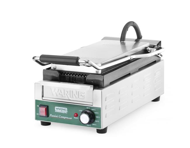 Waring | Kontaktní gril Panini Compresso Slimline, 220-240V/1800W, 317x596x(H)260mm