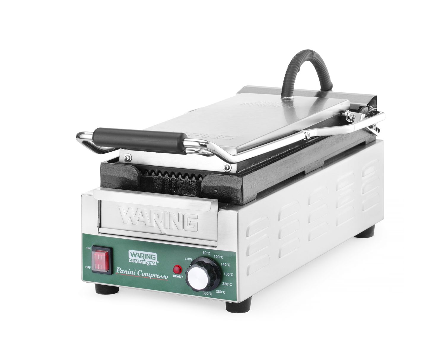 Waring | Kontaktní gril Panini Compresso Slimline, 220-240V/1800W, 317x596x(H)260mm
