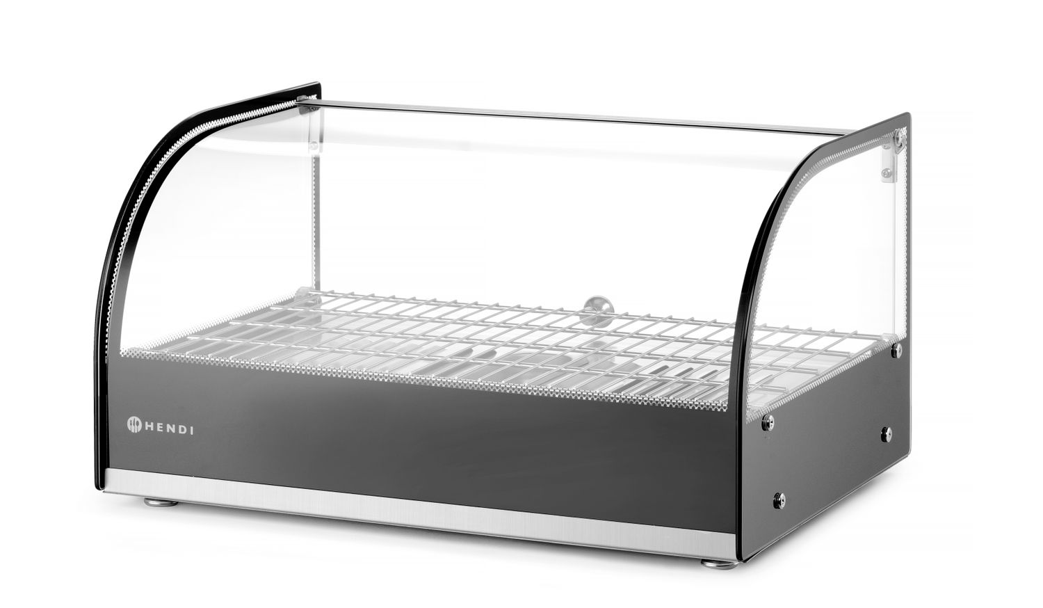 Vyhřívaný displej na pracovní desce, jeden, HENDI, jedno patro, Černá, 220-240V/800W, 556x376x(H)315mm