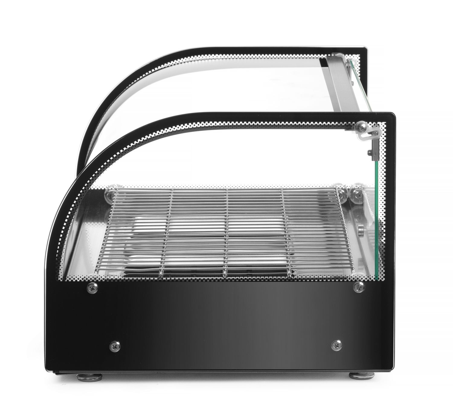 Vyhřívaný displej na pracovní desce, jeden, HENDI, jedno patro, Černá, 220-240V/800W, 556x376x(H)315mm
