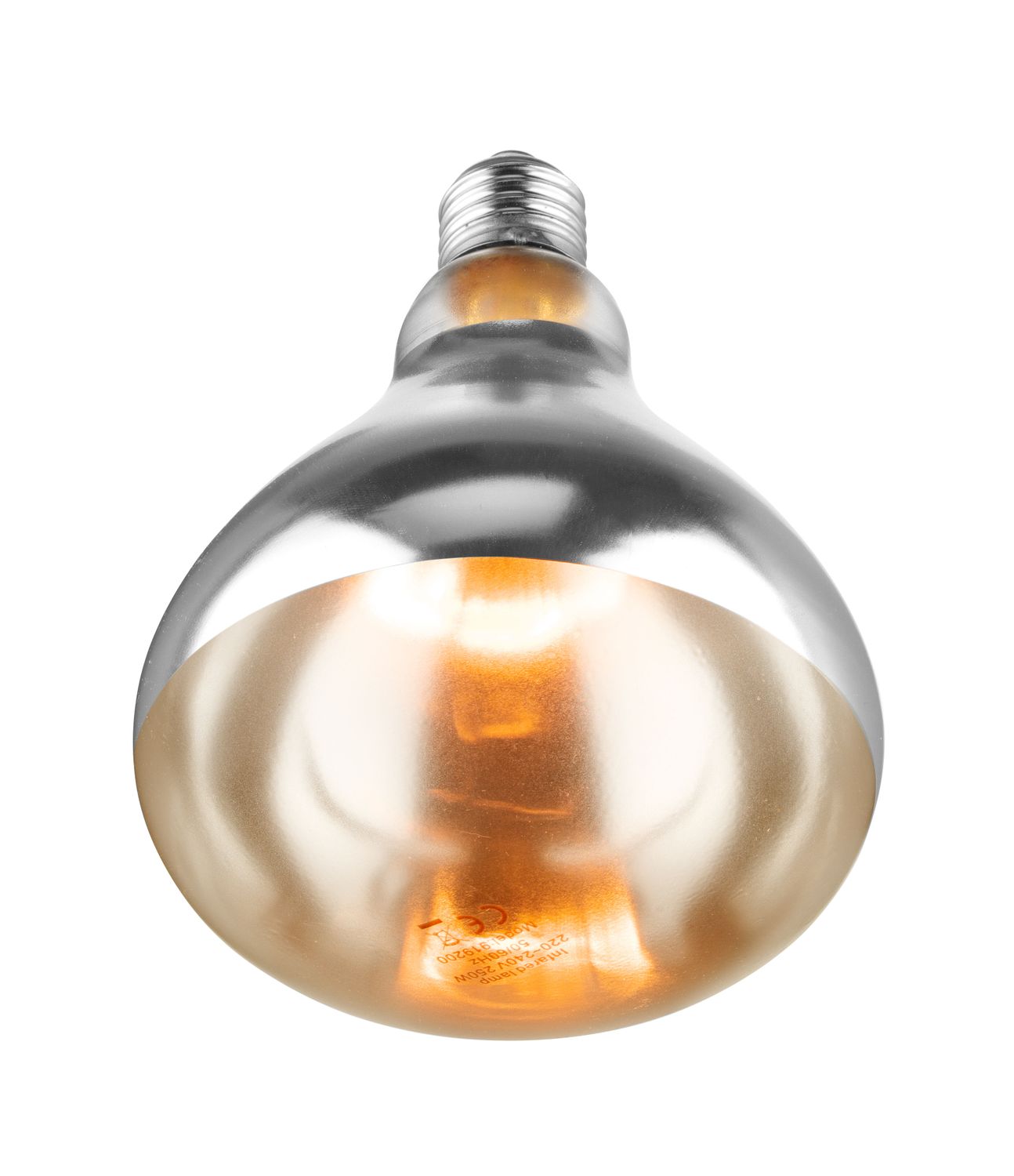 Infračervená žárovka, HENDI, Bílá, 230V/250W, ø125x(H)170mm