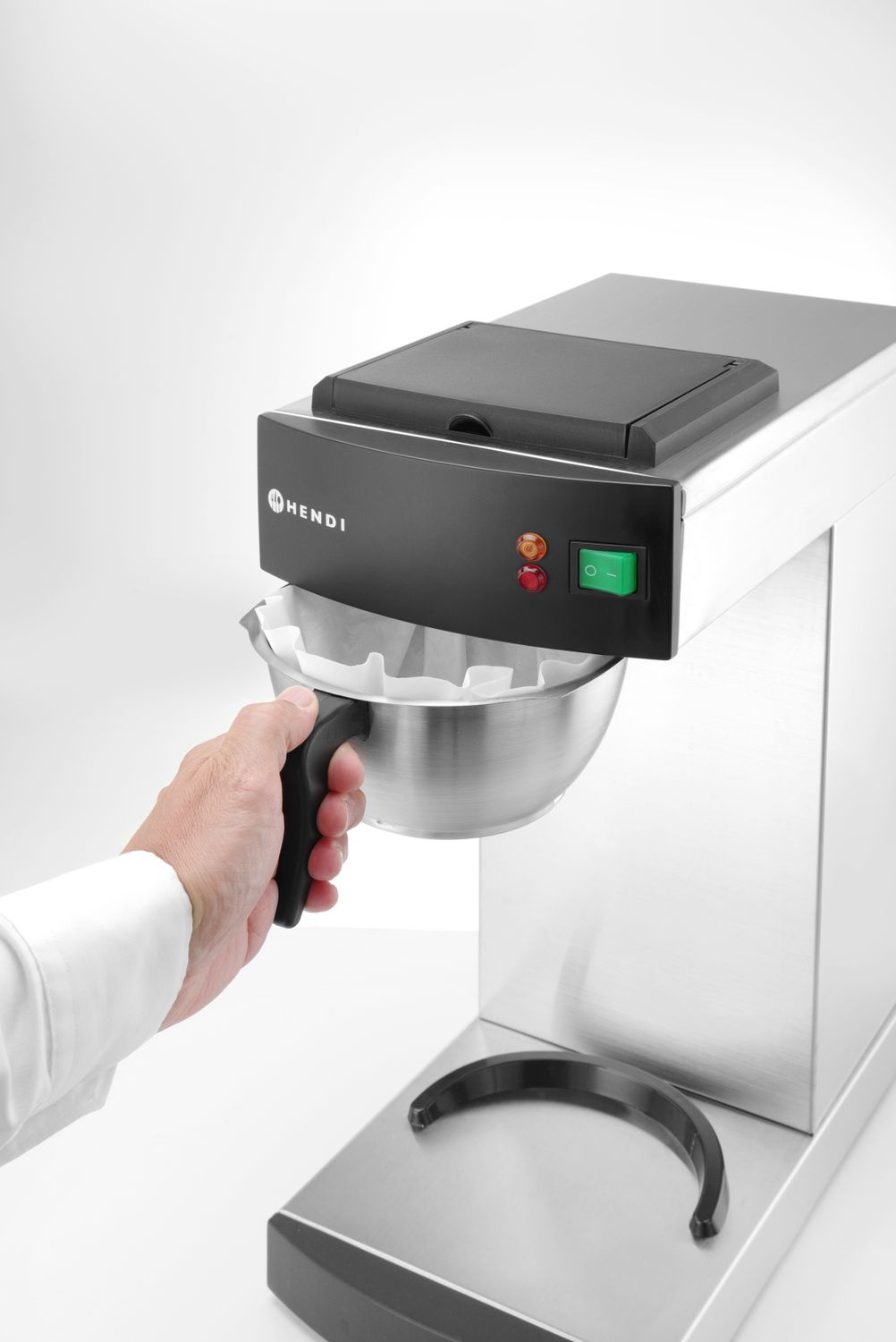 Překapávací kávovar, HENDI, 2L, 220-240V/1400W, 215x410x(H)520mm