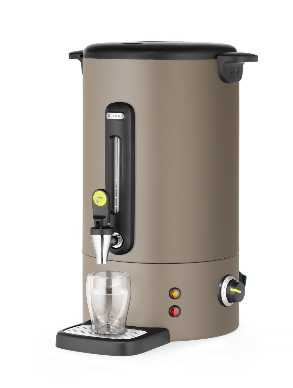 Bojler na horké nápoje - design Bronwasser, HENDI, 16L, Taupe, 220-240V/1650W, 357x380x(H)502mm