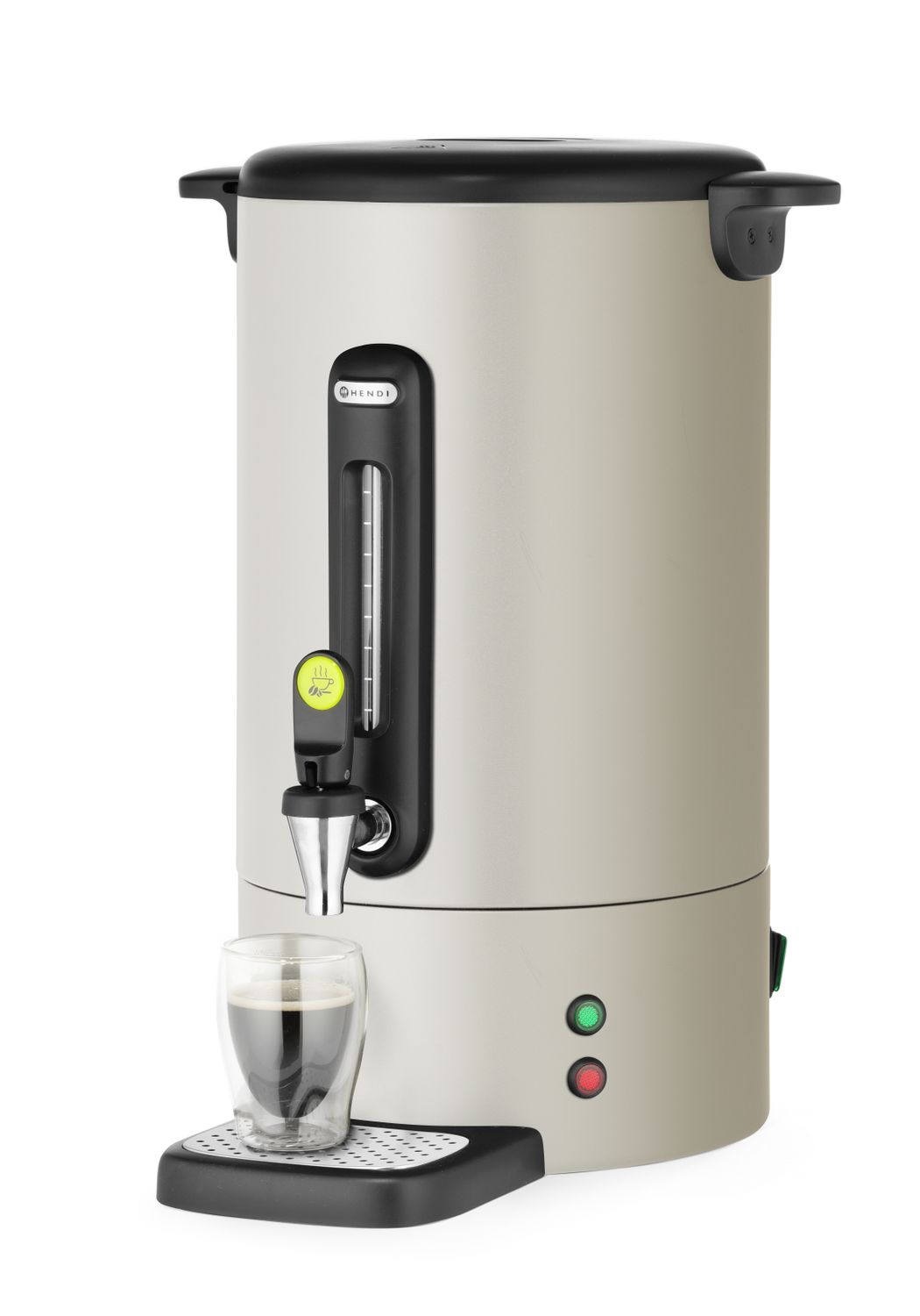 Perkolátor - design Bronwasser, HENDI, 14L, Bílá, 220-240V/1750W, 357x380x(H)502mm