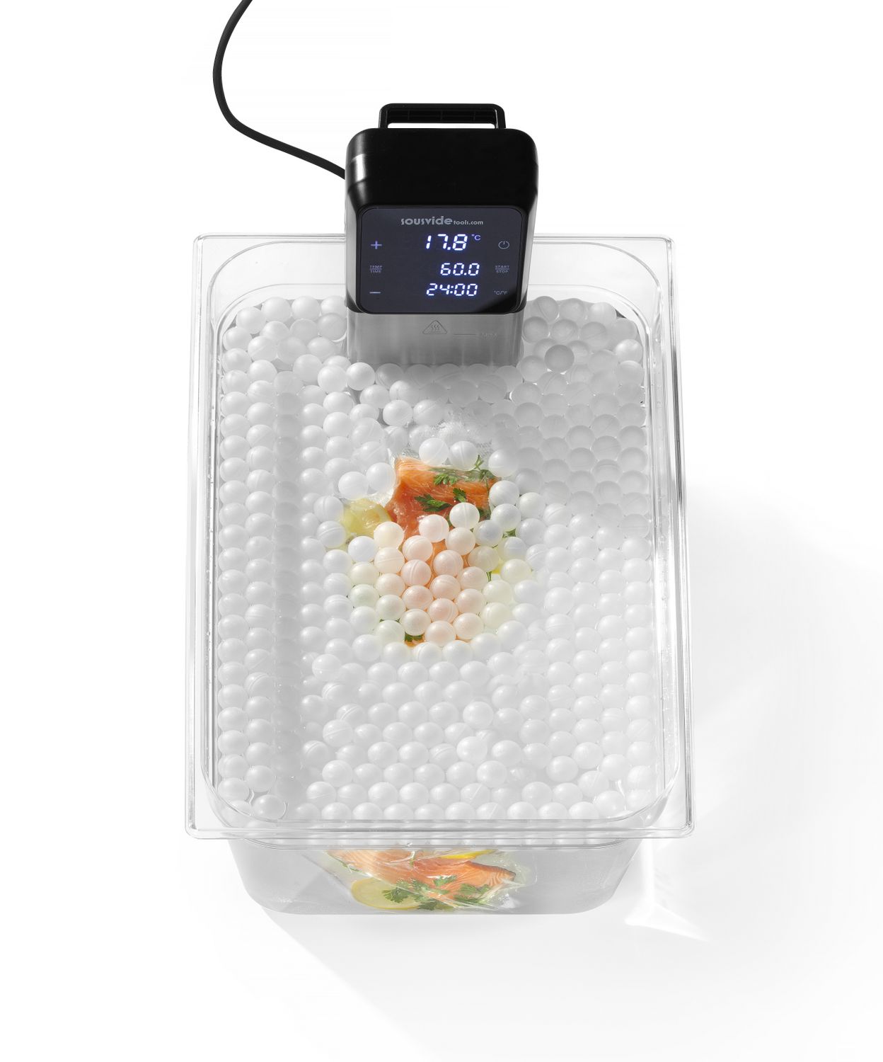 Kuličky na vaření Sous-vide - 500 ks, HENDI, Bílá, ⌀20mm