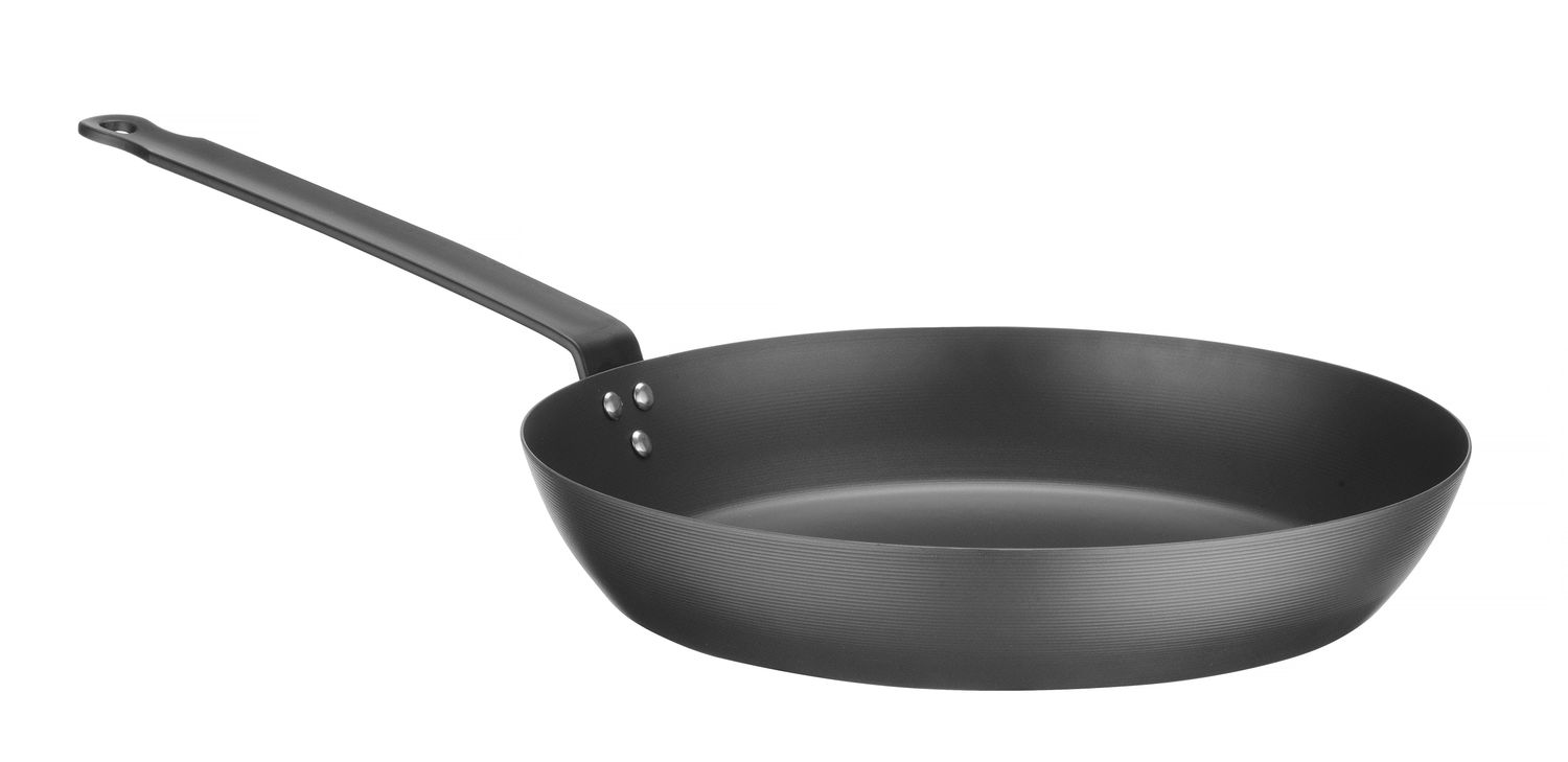 HENDI – pánev z uhlíkové oceli Ø 264 mm, vhodná na indukci
