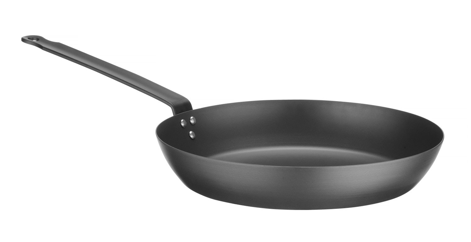HENDI – pánev z uhlíkové oceli Ø 282 mm, vhodná na indukci