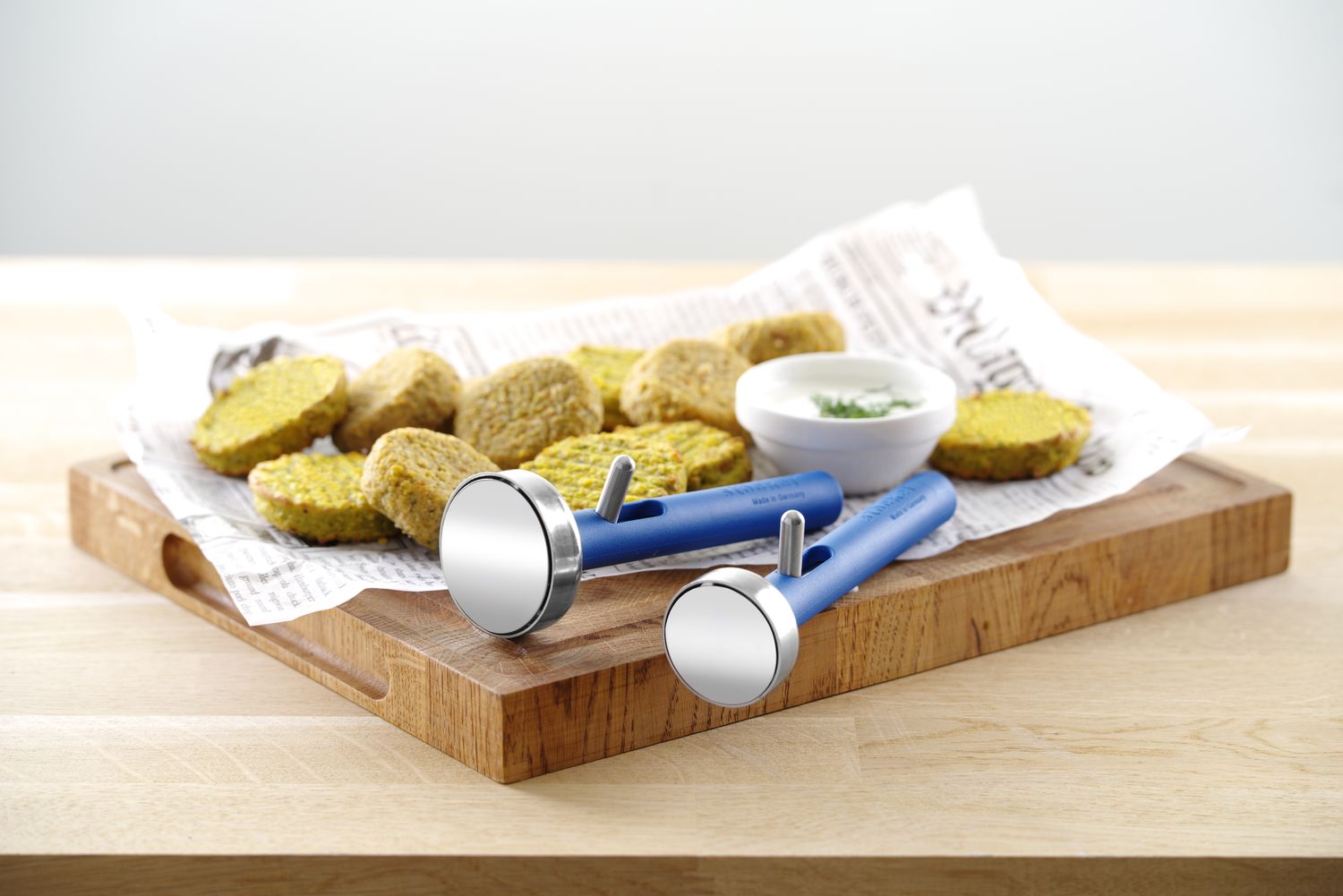 Naběračka falafelu, Stöckel, 1/70, Modrá, ⌀40x150mm