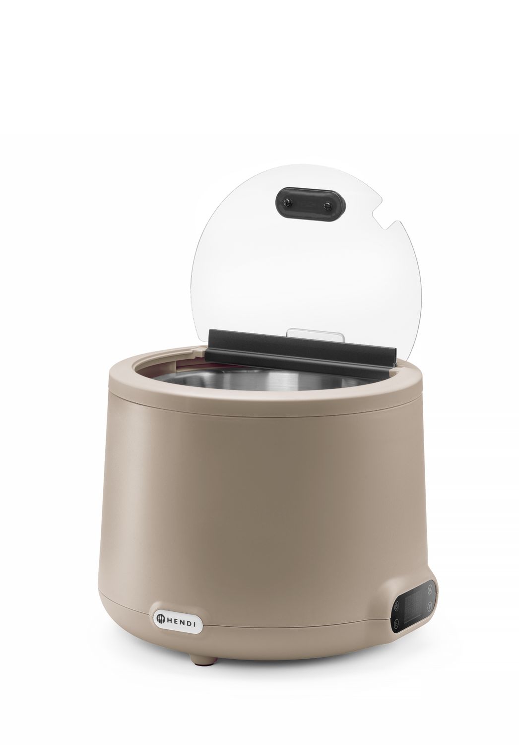HENDI | elektrický ohřívač polévky, UNIQ, objem 8L, Béžová barva, 220-240V/500W, ⌀365x(H)325mm