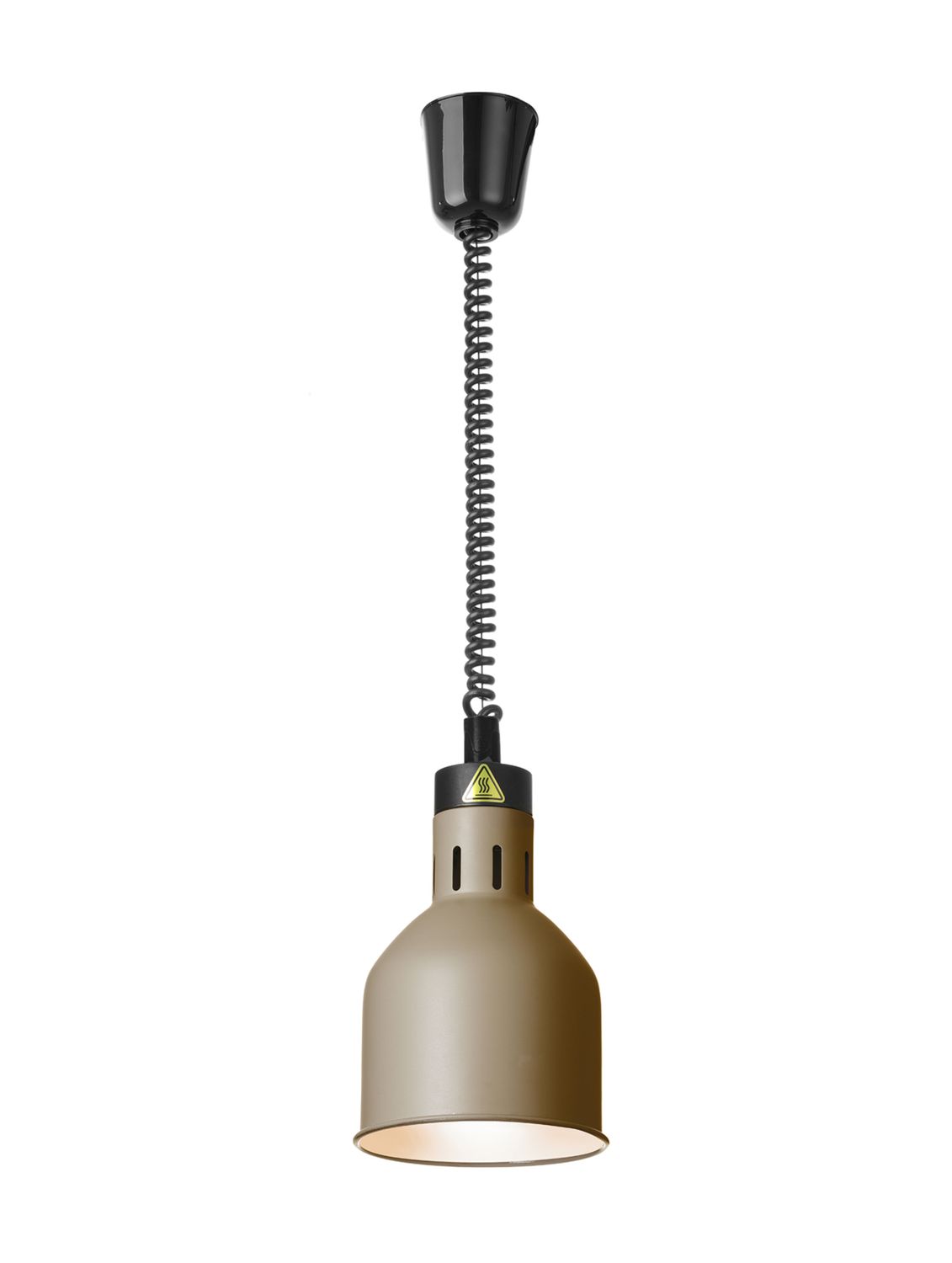 Výškově nastavitelná ohřívací lampa válcová, HENDI, Béžová, 230V/250W, ⌀175x(H)250mm