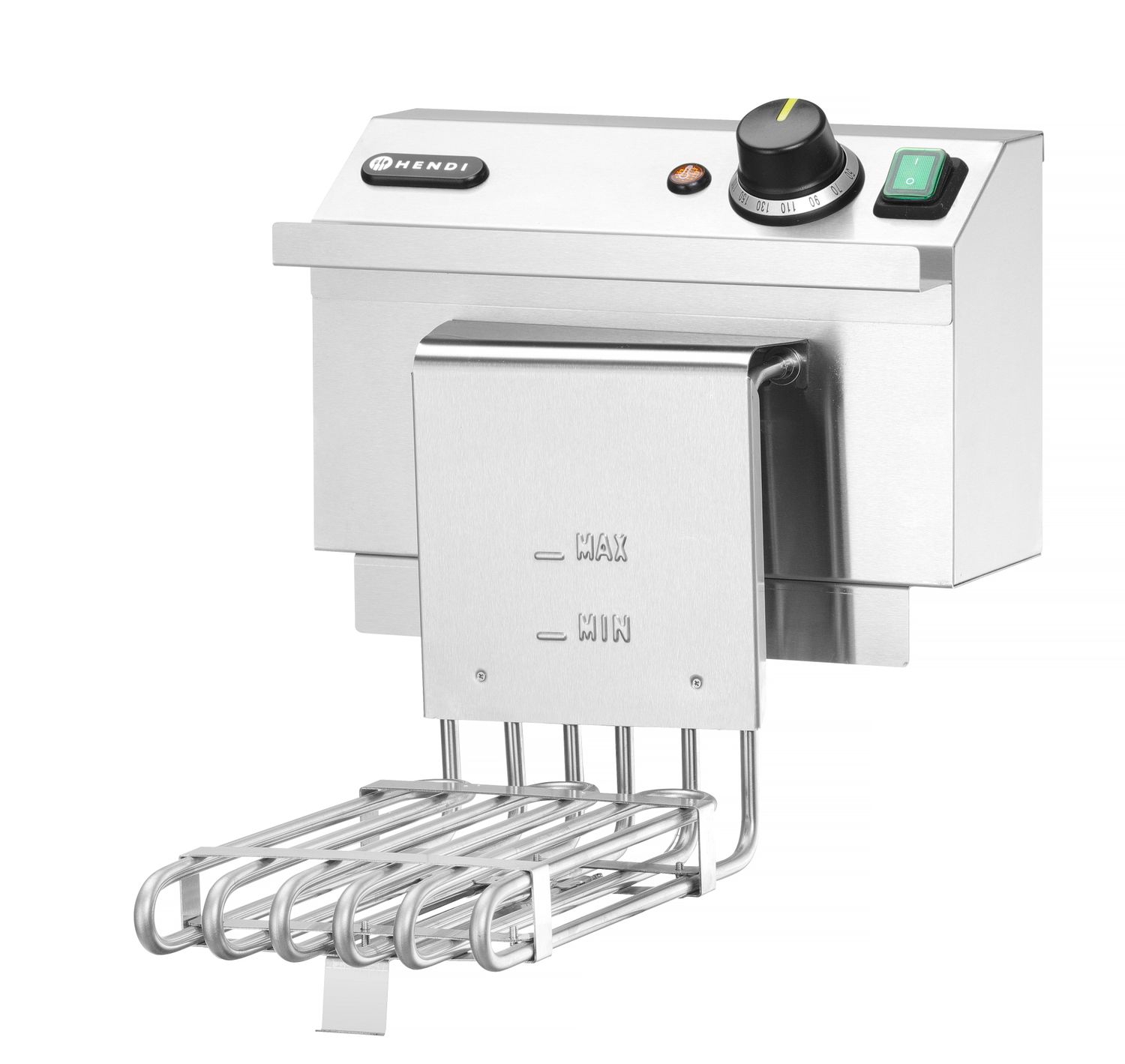 HENDI | Fritéza XL s vypouštěcím kohoutem řada GOLIATH, objem 10L, 400V/10200W, 300x585x(H)392mm