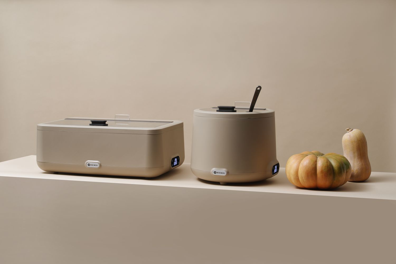 HENDI | Chafing elektrický, UNIQ, béžová barva, 220-240V/700W, 607x402x(H)245mm