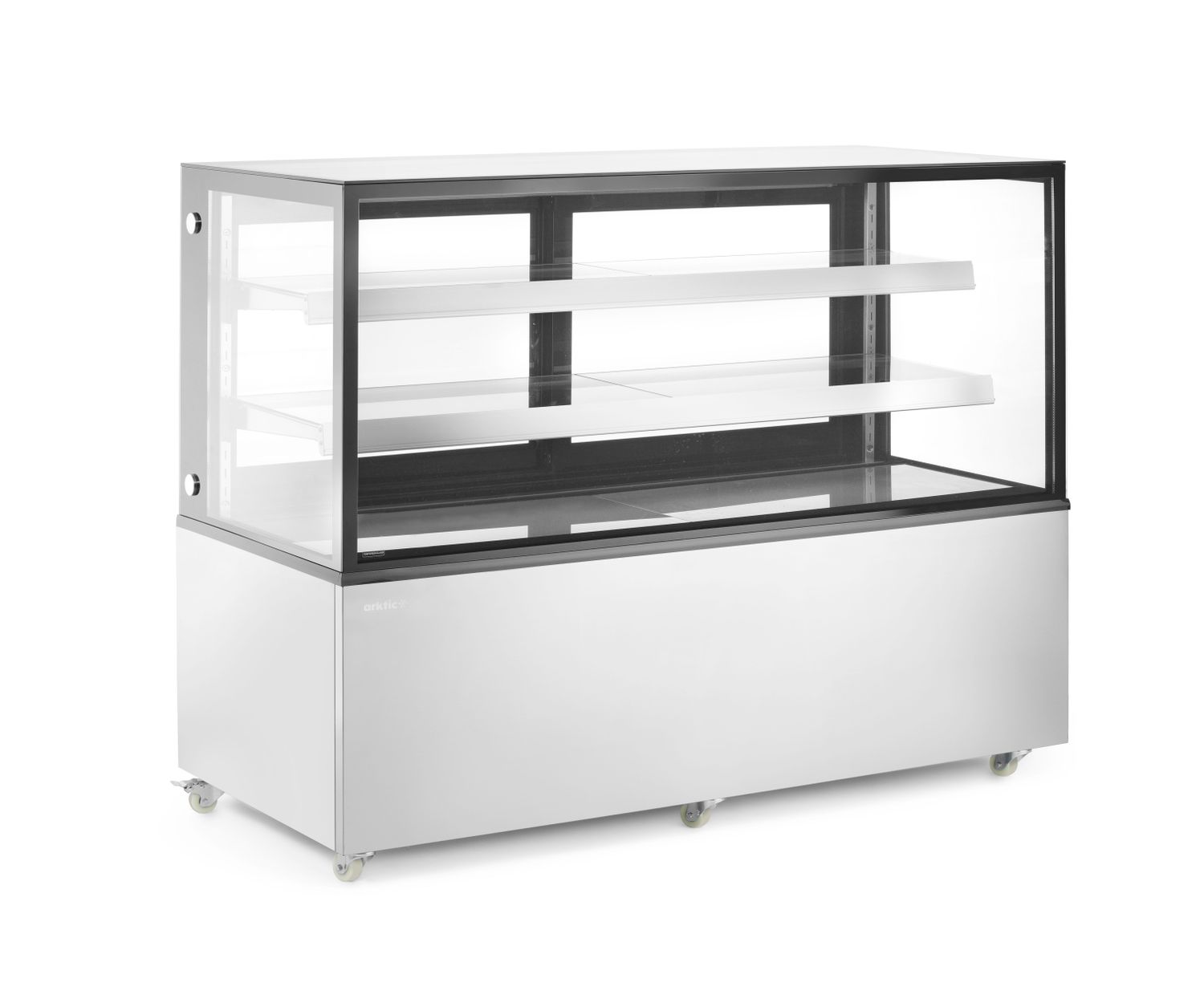 Vitrína se 2 policemi, Arktic, 510L, 230V/490W, 1524x677x(H)1230mm