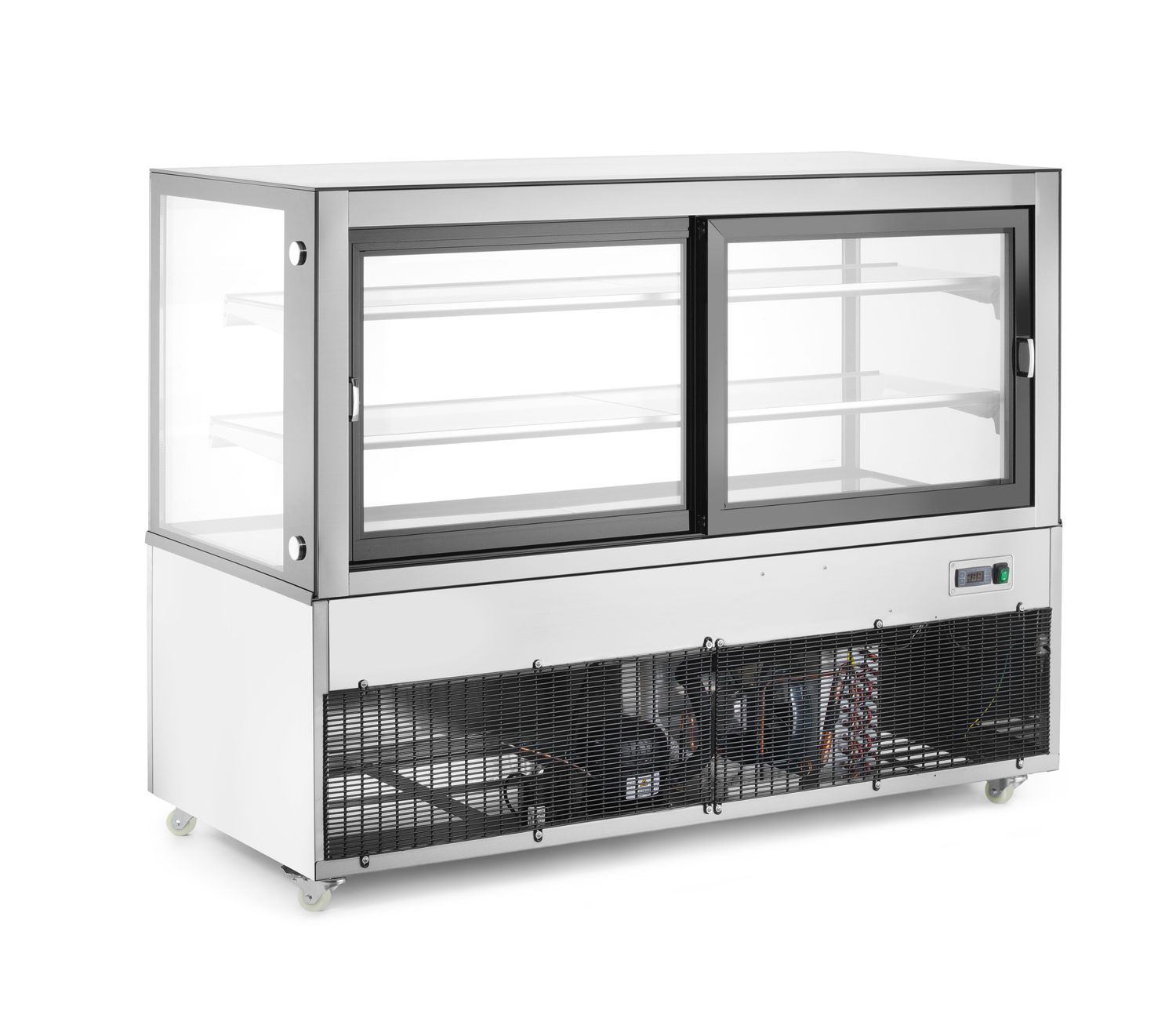 Vitrína se 2 policemi, Arktic, 510L, 230V/490W, 1524x677x(H)1230mm