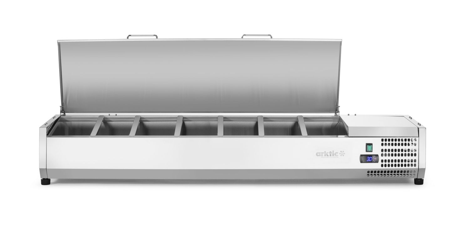 Chladicí zásobník GN 1/3, Arktic, 7x GN1/3, 230V/180W, 1605x420x(H)630mm