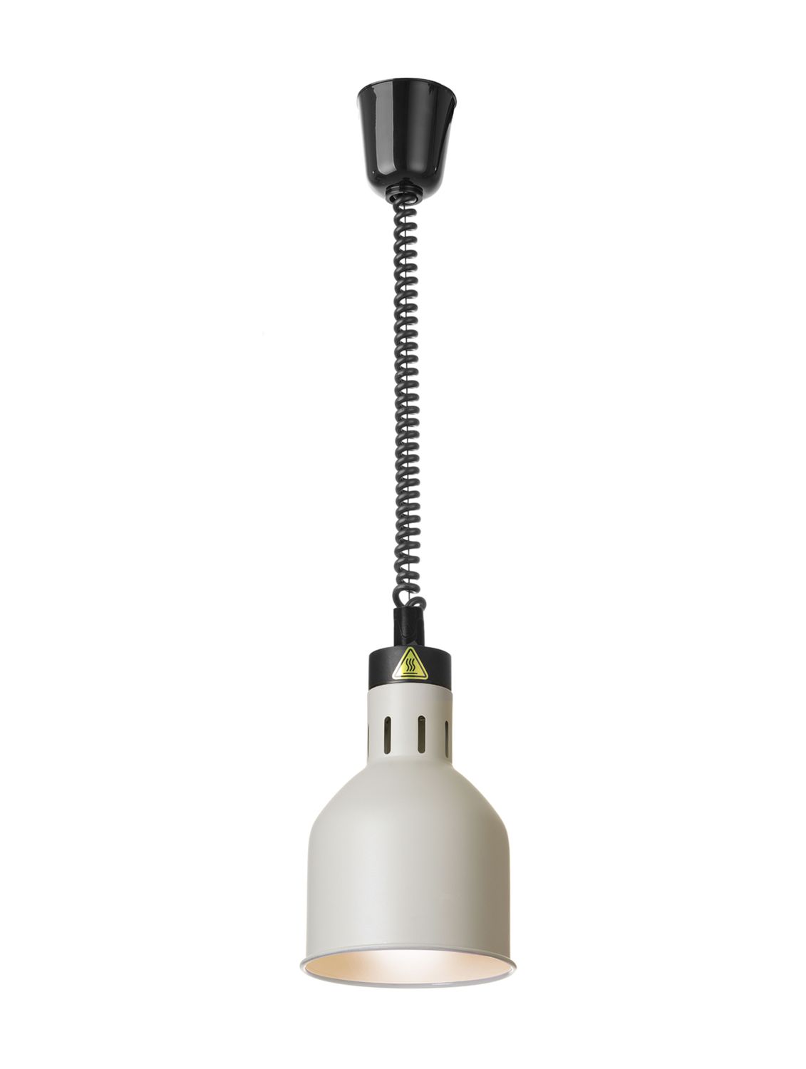Výškově nastavitelná ohřívací lampa válcová, HENDI, Bílá, 230V/250W
