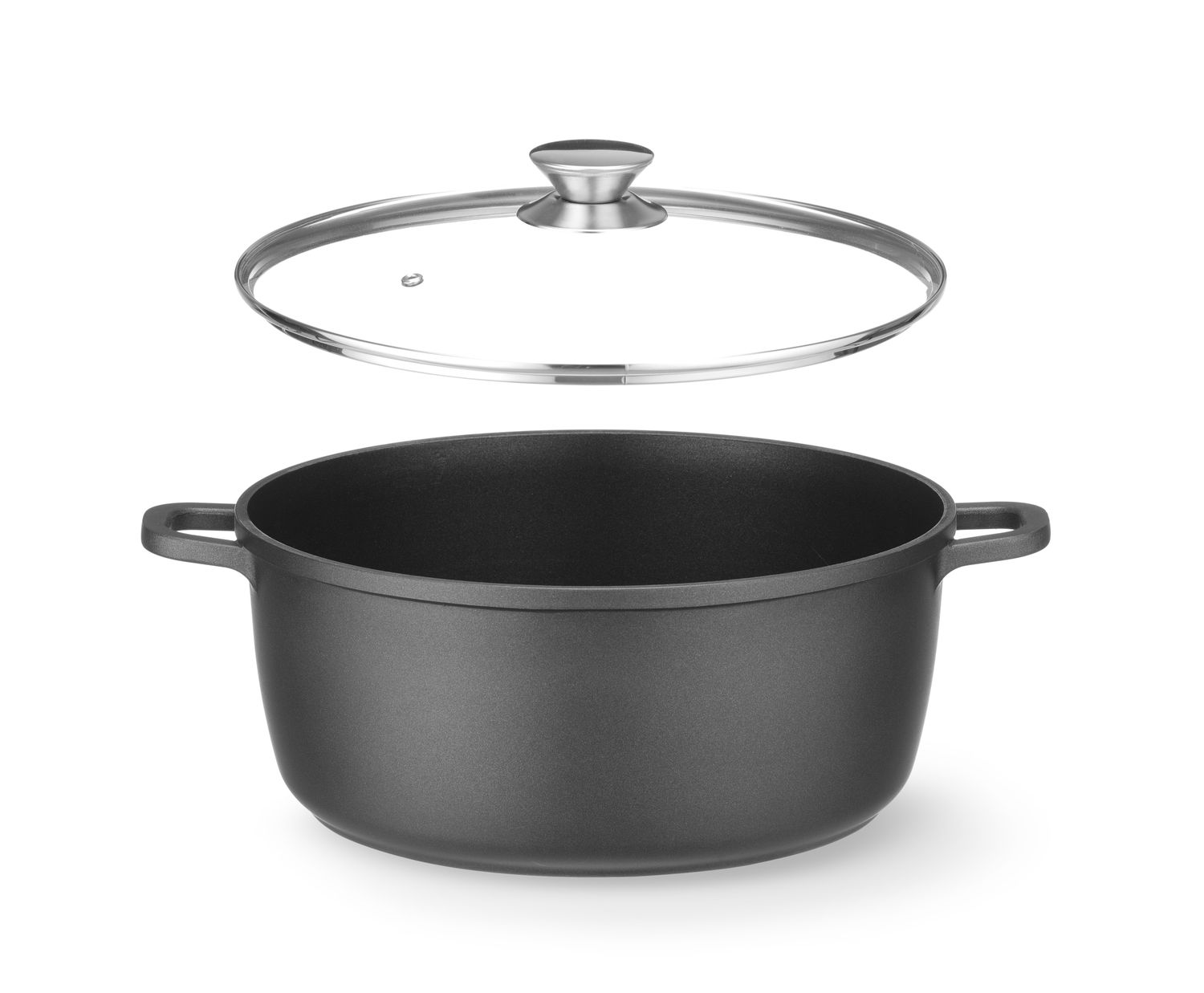 Hliníkový kastrol HENDI s nepřilnavým povrchem, 9 l