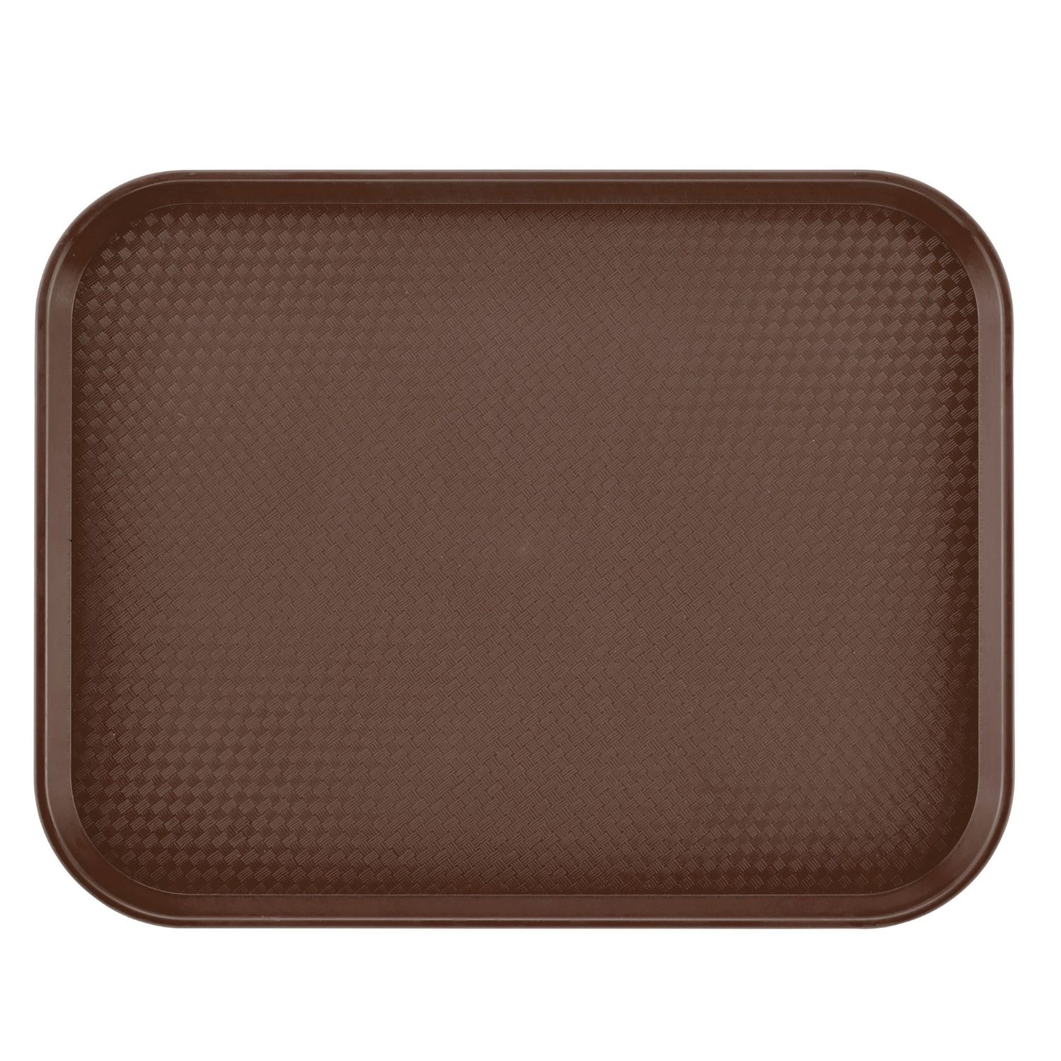 Polypropylenový tác fast food, střední, Cambro, hnědý, Hnědá, 300x410x(H)19mm
