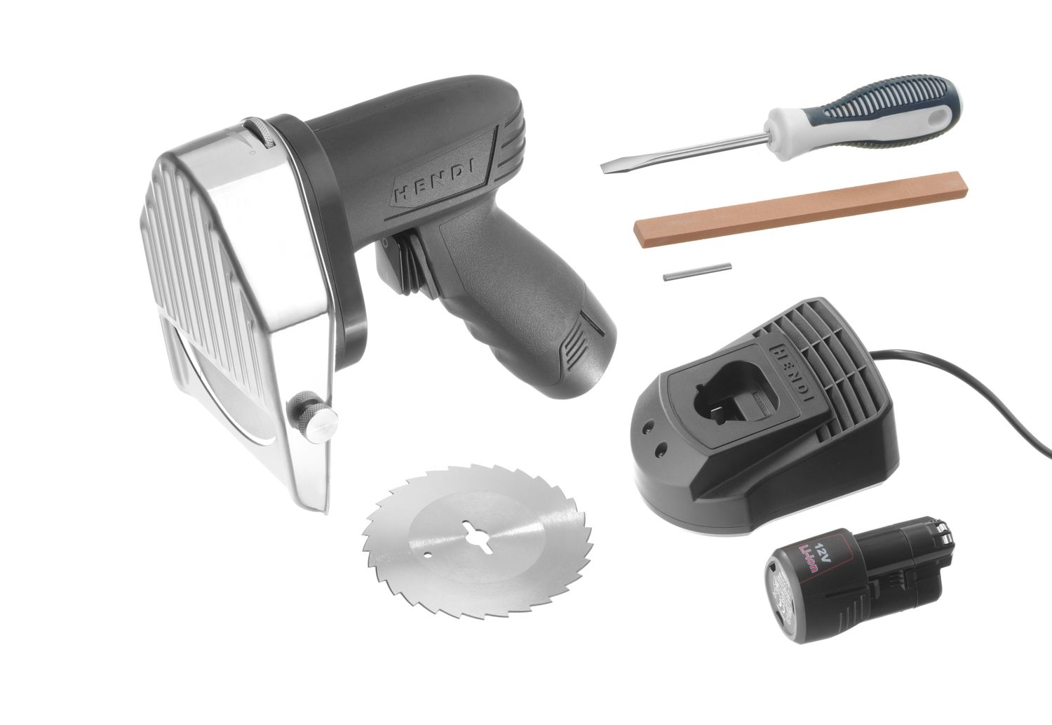Nůž na kebab elektrický akumulátorový, HENDI, Kitchen Line, 230V/80W, 155x127x(H)202mm