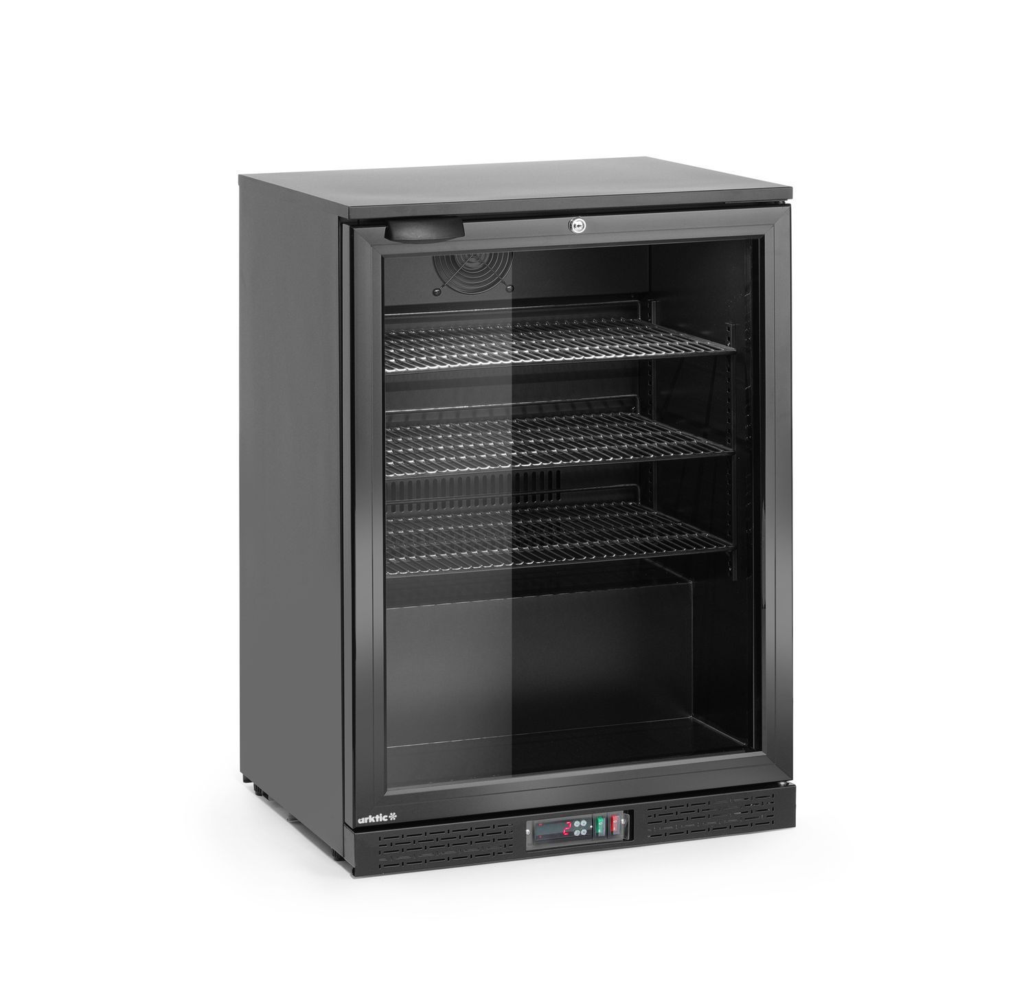 Jednodveřová chladnička, Arktic, 105L, Černá, 220-240V/120W, 600x530x(H)870mm