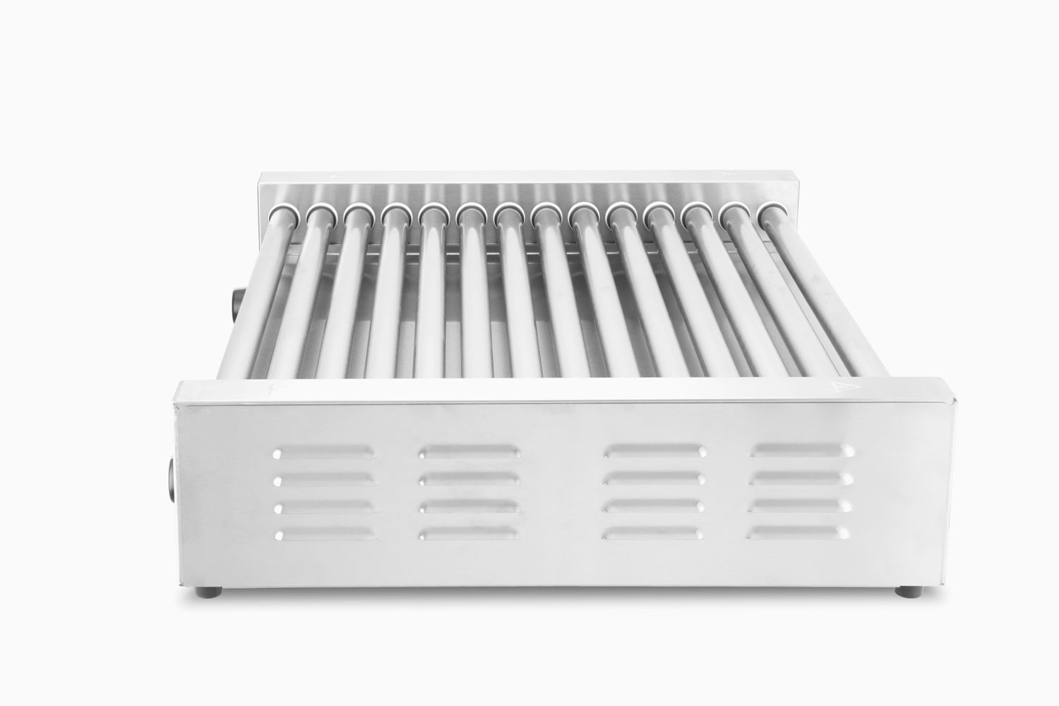 Gril na klobásy XL - 2 zónový, HENDI, Stříbrná, 220-240V/2000W, 732x590x(H)168mm