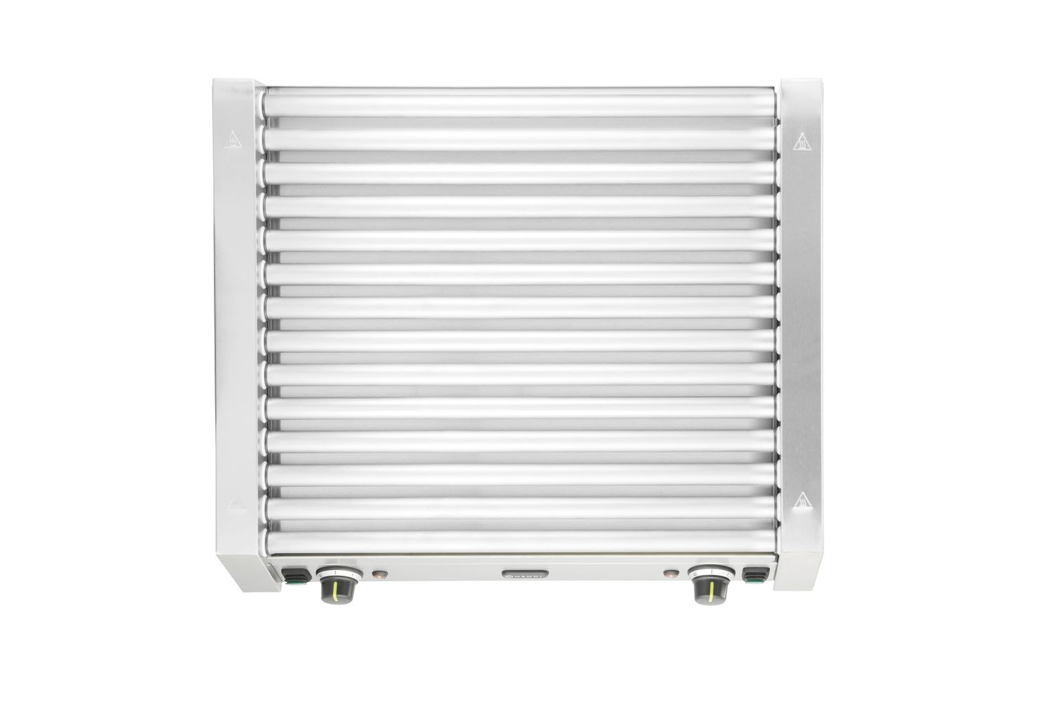 Gril na klobásy XL - 2 zónový, HENDI, Stříbrná, 220-240V/2000W, 732x590x(H)168mm