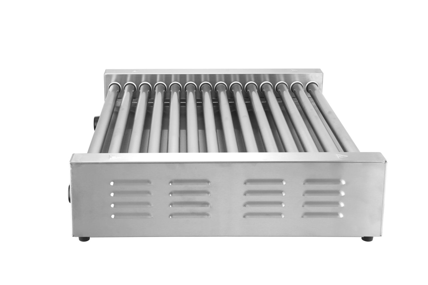 Gril na klobásy XL - 2 zónový, HENDI, Stříbrná, 220-240V/2000W, 732x590x(H)168mm