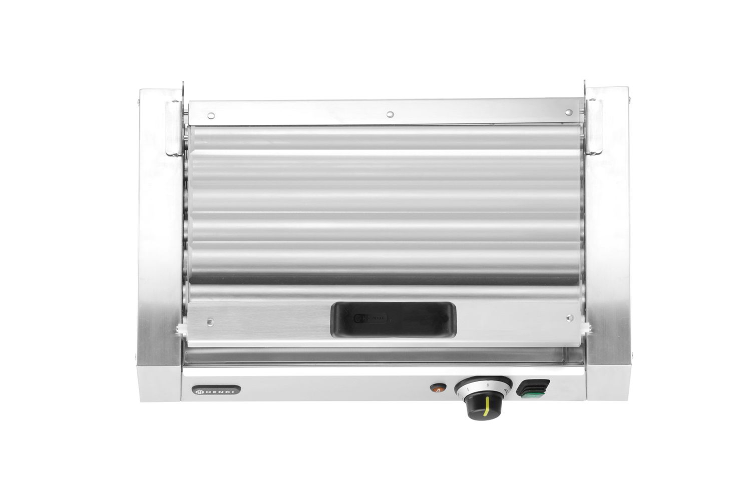 Gril na válečky, 1 zónový s energeticky úsporným krytem, HENDI, 230V/620W, 566x375x(H)259mm