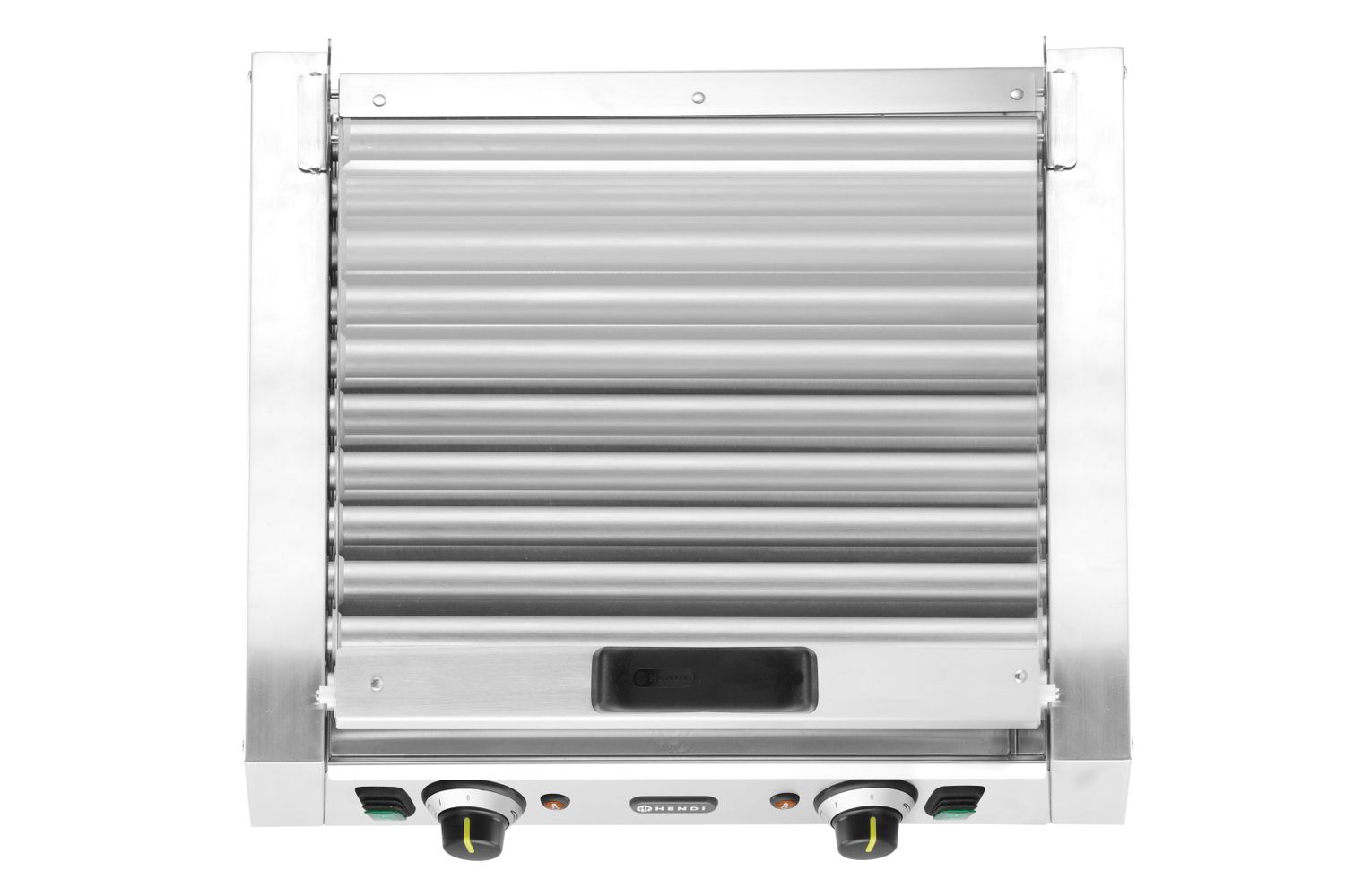 Gril na párky - 2 zónový s energeticky úsporným krytem, HENDI, 220-240V/980W, 566x527x(H)259mm
