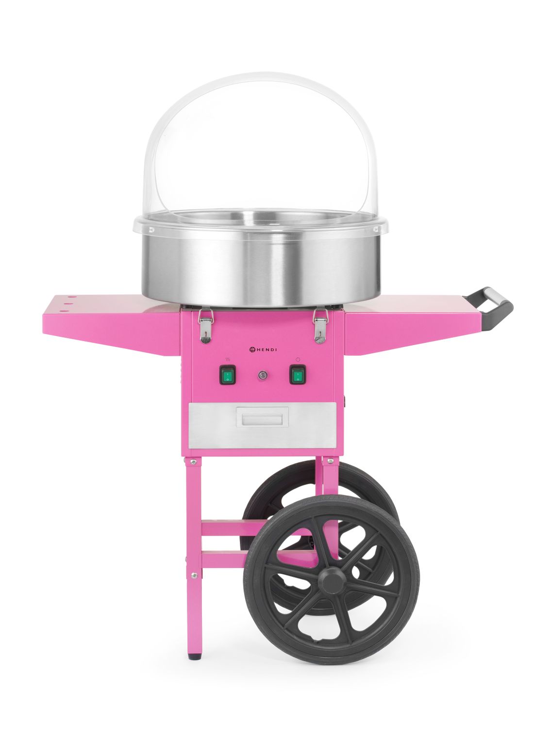 Stroj na cukrovou vatu, HENDI, Pastelově růžová, 220-240V/1130W, 948x520x(H)914mm