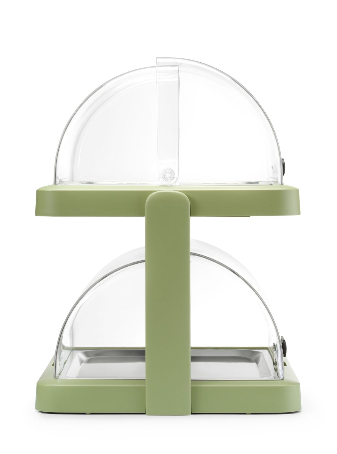 Displej chlazení s dvojitým rolovacím uzávěrem Duo UNIQ, HENDI, designed by Robert Bronwasser, Zelená, 480x355x(H)480mm