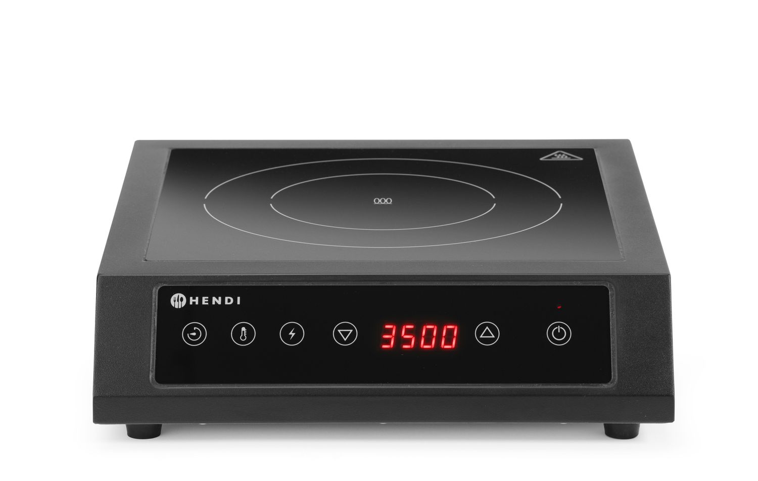 Indukční vařič 3500 D XL, HENDI, Černá, 220-240V/3500W, 355x400x(H)100mm