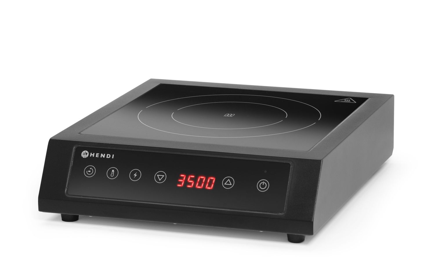 Indukční vařič 3500 D XL, HENDI, Černá, 220-240V/3500W, 355x400x(H)100mm
