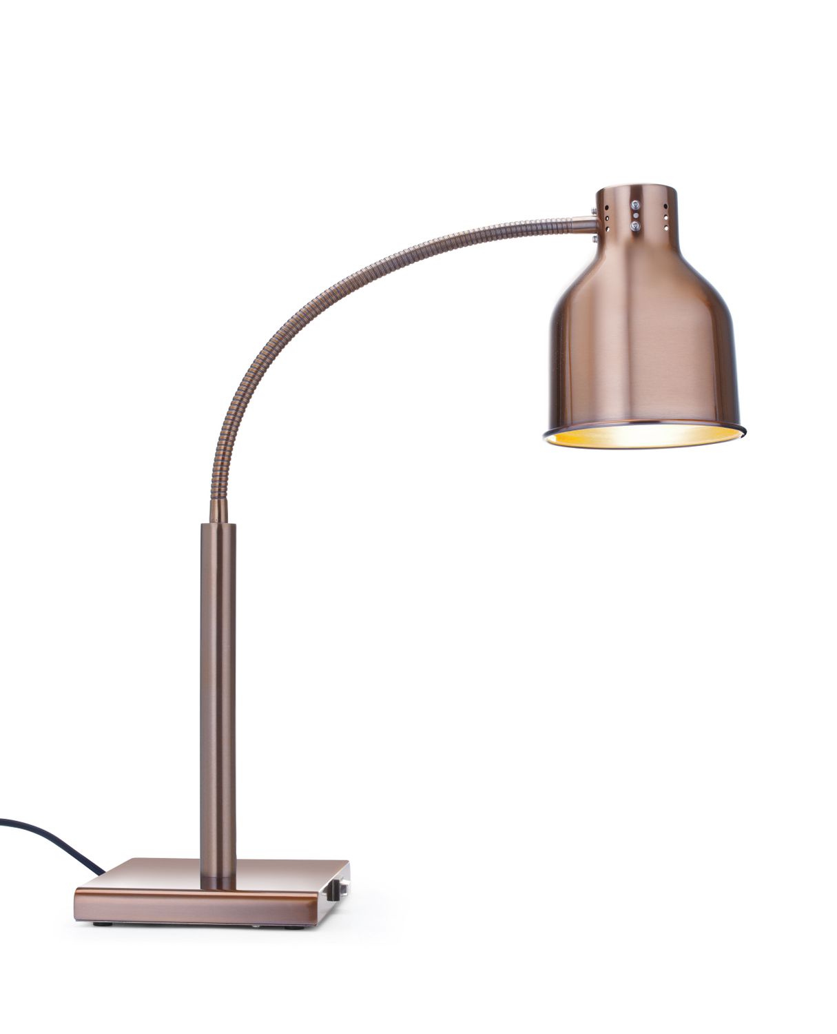 Pružná tepelná lampa, HENDI, Měděná, 220-240V/250W, 268x203x(H)660mm