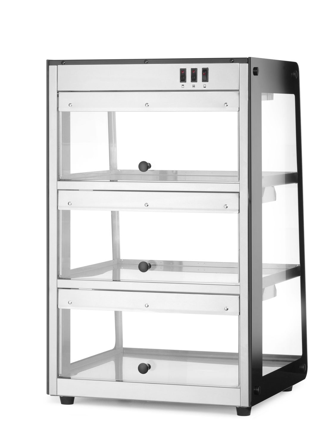 Vyhřívaná pultová expozice, HENDI, Černá, 220-240V/500W, 472x447x(H)775mm