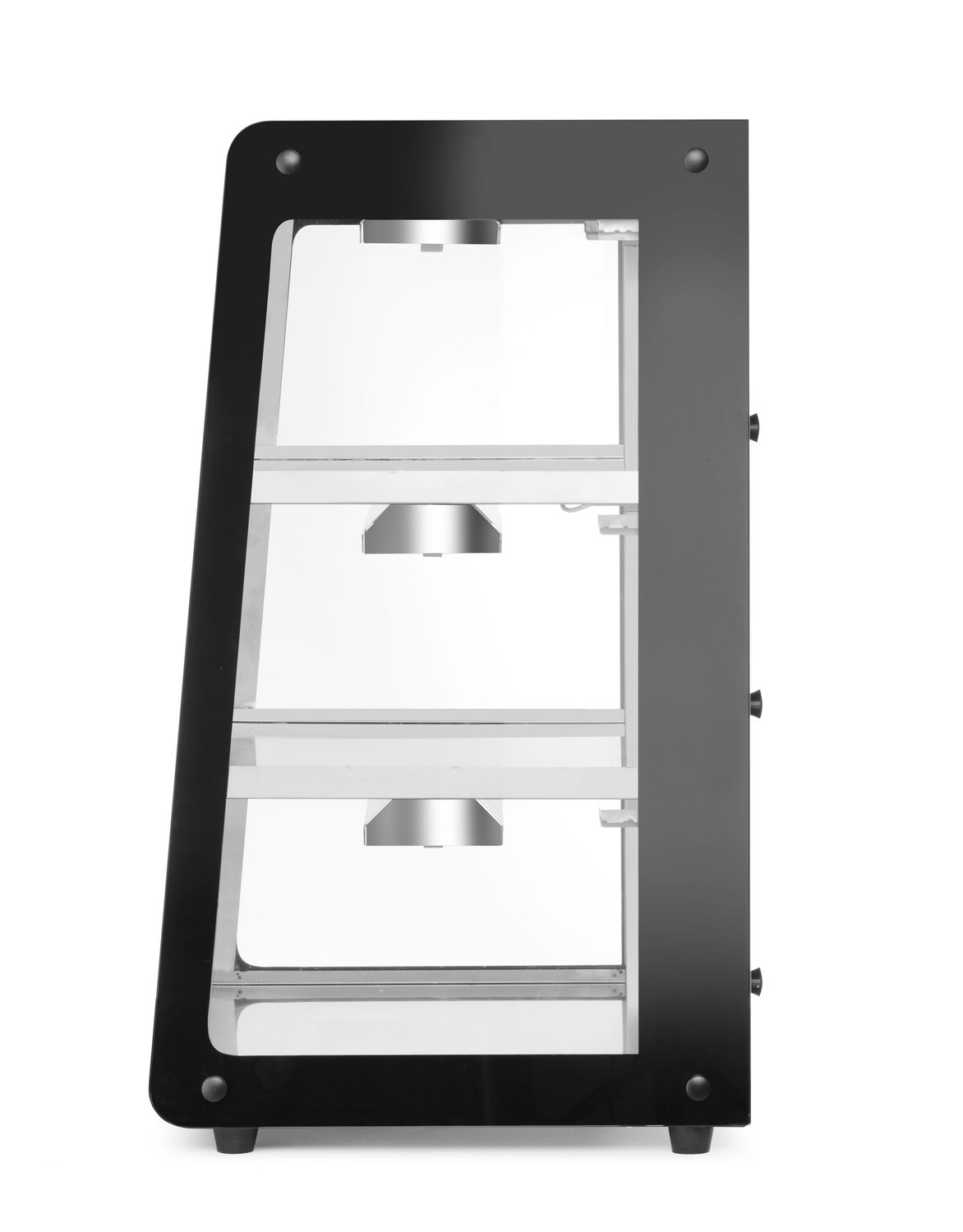 Vyhřívaná pultová expozice, HENDI, Černá, 220-240V/500W, 472x447x(H)775mm
